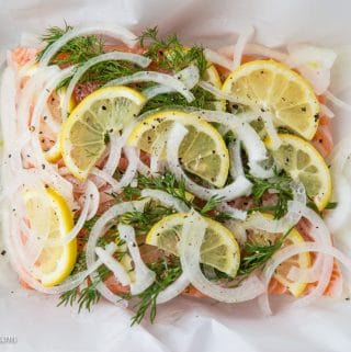 Silky slow baked salmon