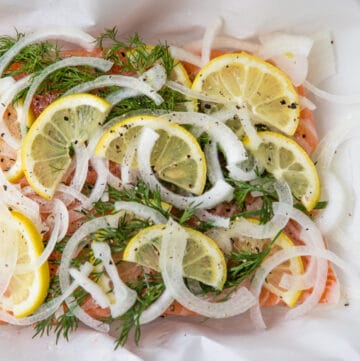Silky slow baked salmon