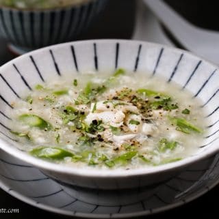 Vietnamese crab asparagus soup