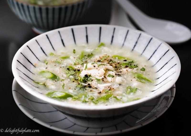 Vietnamese crab asparagus soup