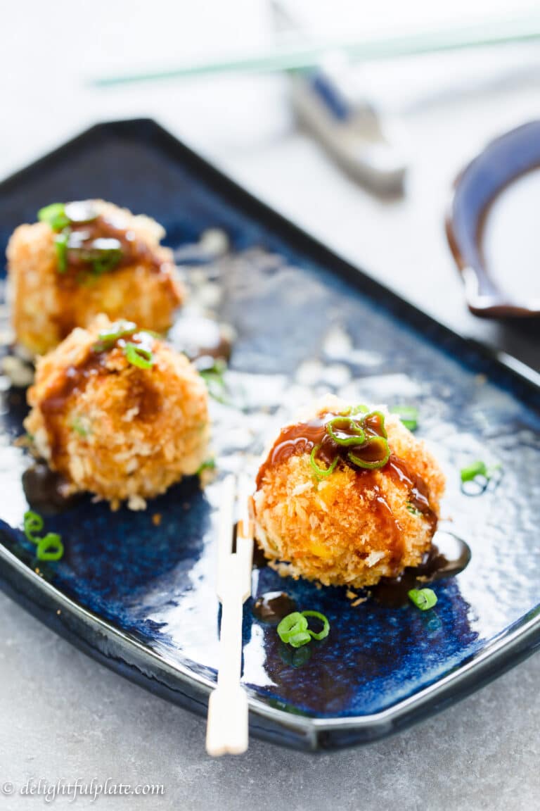 Guilt-free Crispy Baked Shrimp Corn Cakes