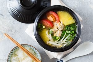 Vietnamese Sweet and Sour Clam Soup (Canh ngao chua) is light in body. However, it is full of complexed flavors while being so quick and easy to make.