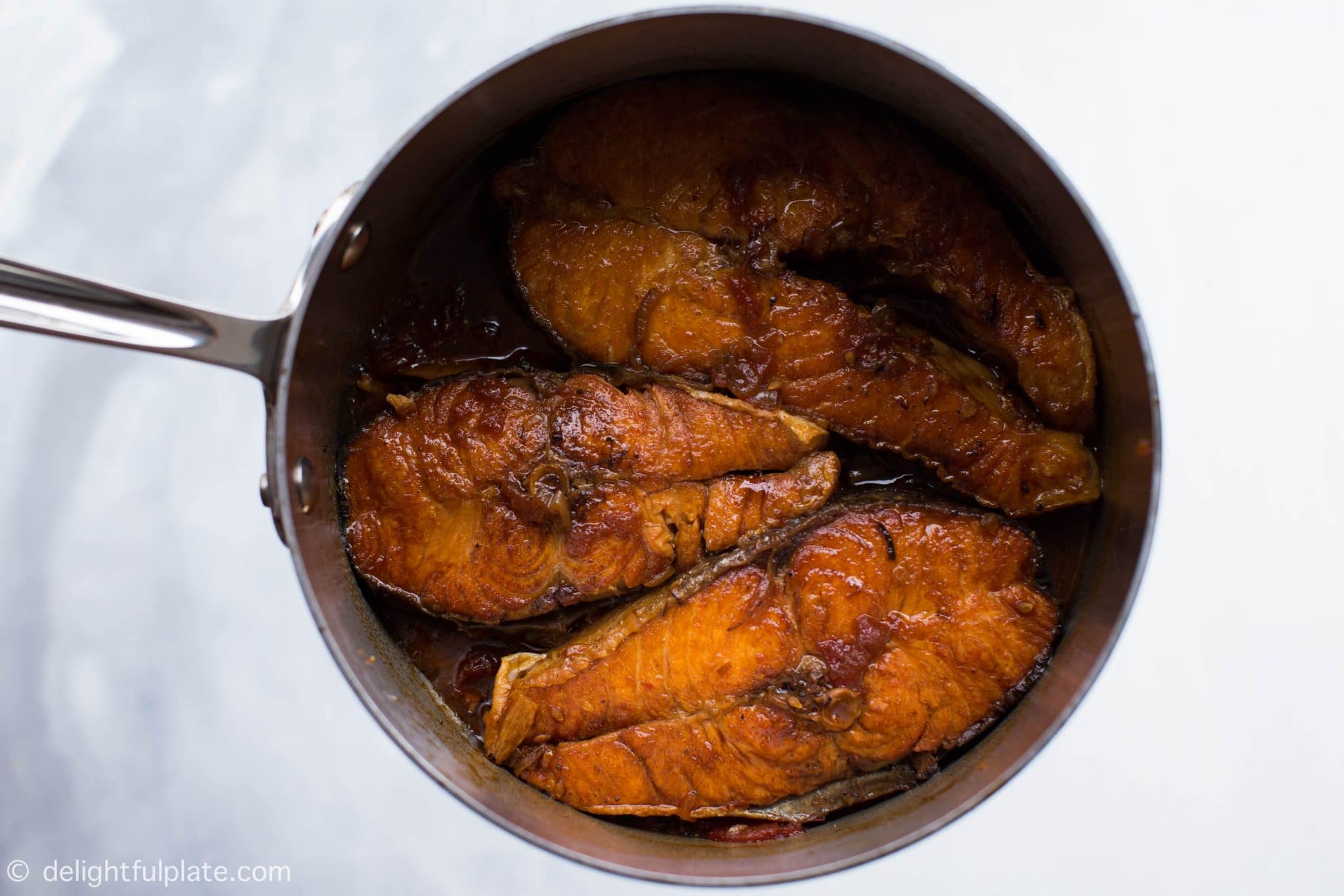 Vietnamesestyle Caramelized Salmon (Ca Hoi Kho) Delightful Plate