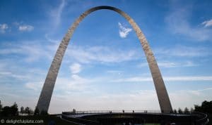 The Gateway Arch, an iconic monument in St. Louis