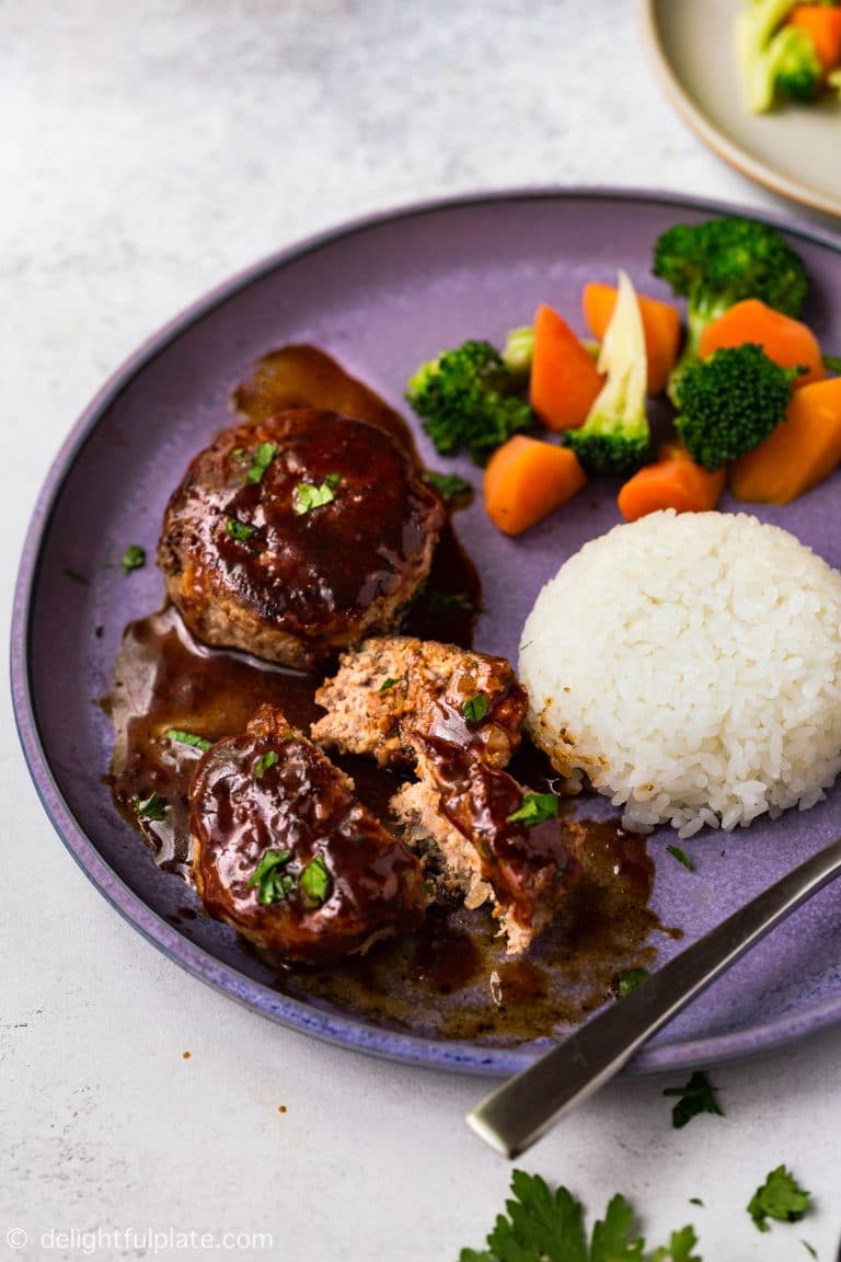 Japanese Hamburg Steak (Hambagu)