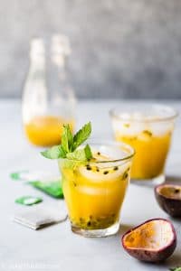 This Passion Fruit Iced Tea (Tra Chanh Leo) is an excellent thirst-quenching drink in summer. All you need to make it are 4 simple ingredients. Best fruit iced tea for summer!