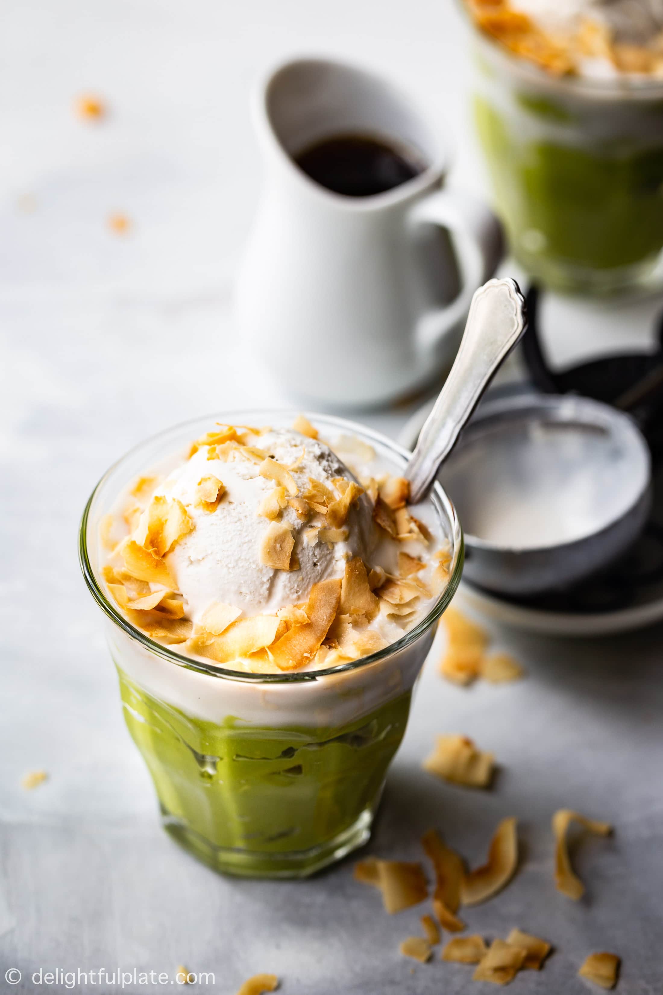 Vietnamese Avocado Mousse Ice Cream (Kem Bo) is a rich and creamy dessert which is super easy and quick to make. It is a popular street food snack in Danang, Vietnam. This dish can be made vegan and dairy-free.