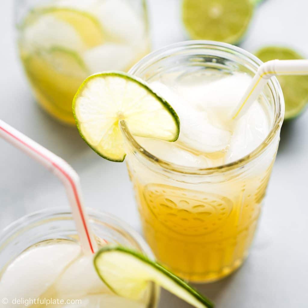 Vietnamese Lime Iced Tea (Tra Chanh Hanoi) Delightful Plate