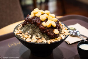 Seoul Food Travel Guide - Must Eats - Bingsu at Sulbing Cafe