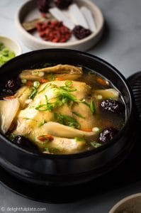 Vietnamese Coconut Herbal Chicken Soup (Ga Ham Thuoc Bac Nuoc Dua) is not only delicious, but it can also warm and heal your body. It will provide you with energy to fight off illnesses in colder months.