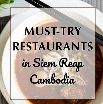 Must try restaurants Siem Reap
