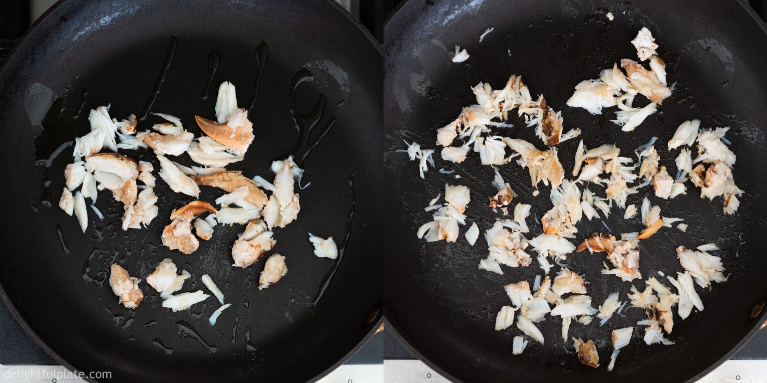 Easy Crab Scrambled Eggs Delightful Plate