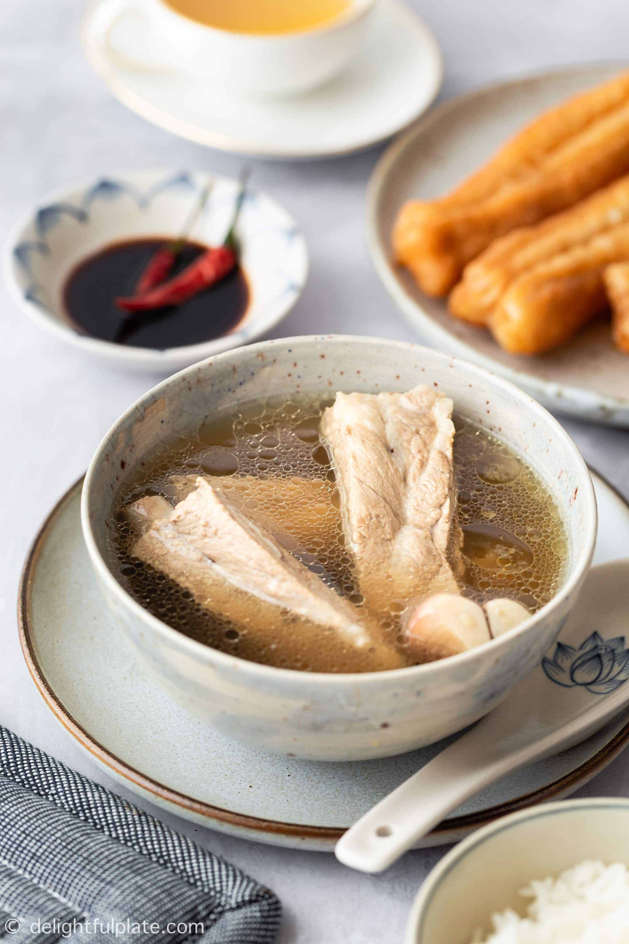 White Pepper Pork Rib Soup Singapore Bak Kut Teh Delightful Plate White Pepper Pork Rib Soup Singapore Bak Kut Teh Delightful Plate