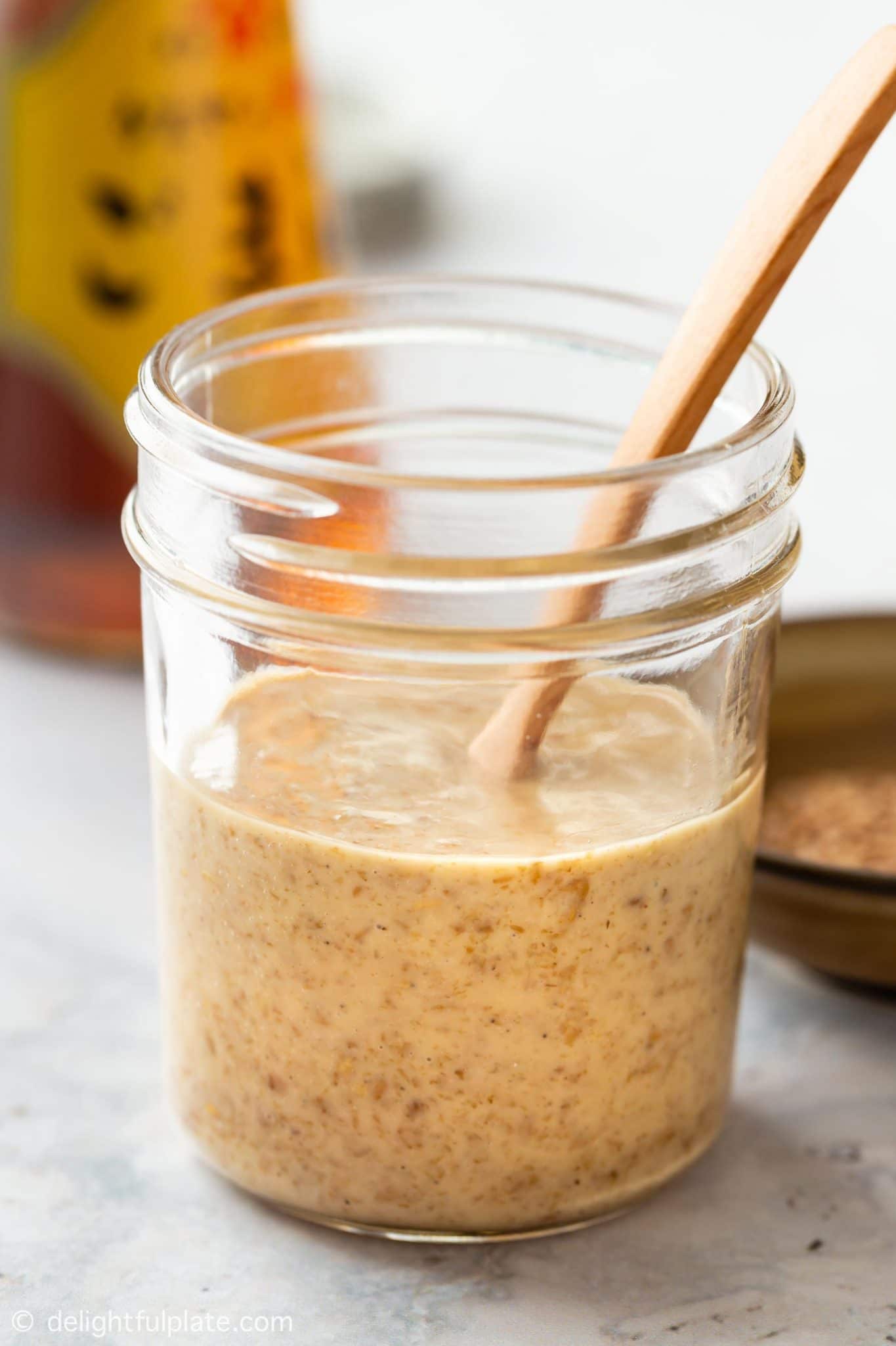 Japanese Sesame Salad Dressing - Delightful Plate