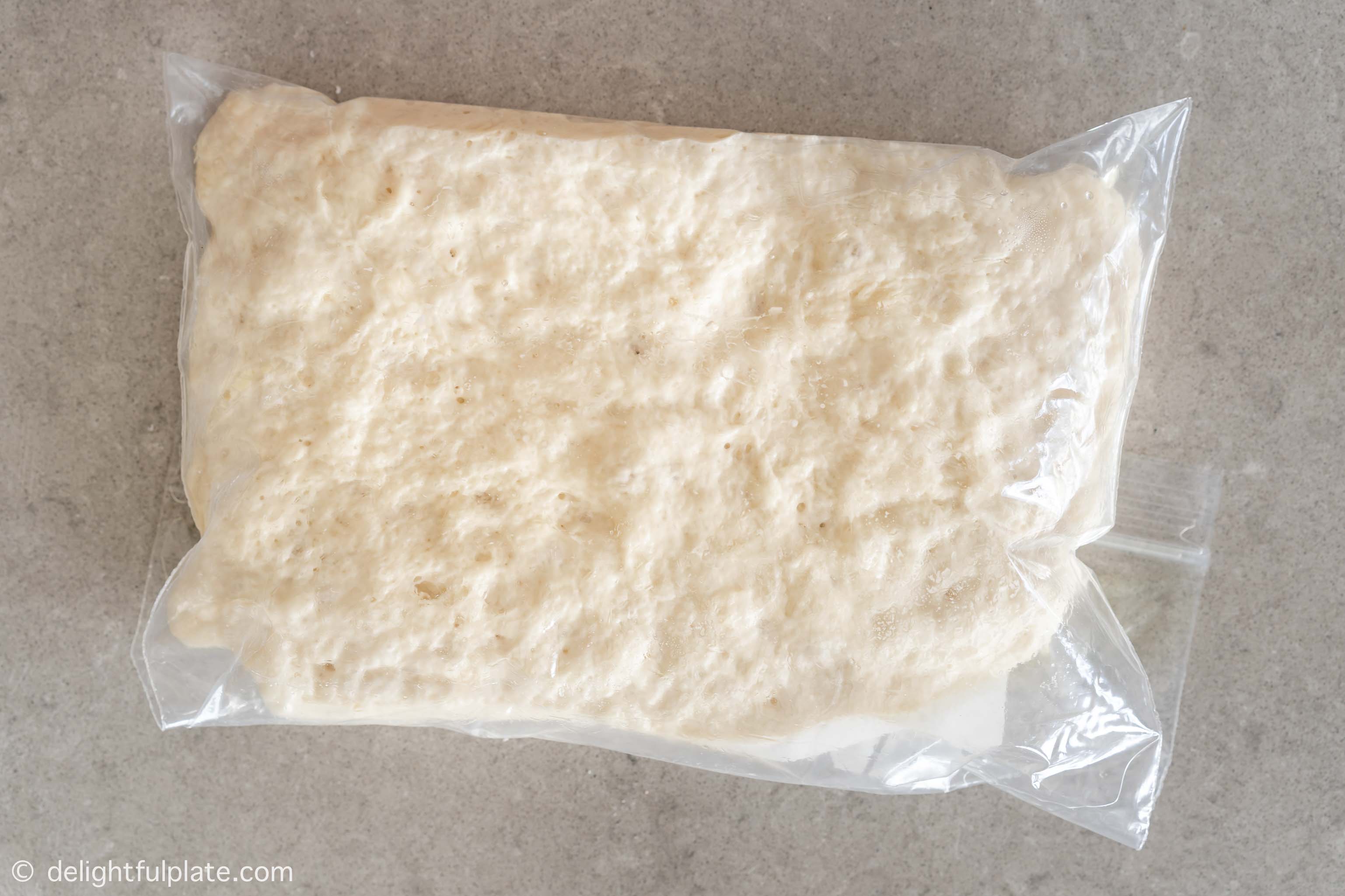 youtiao dough after resting