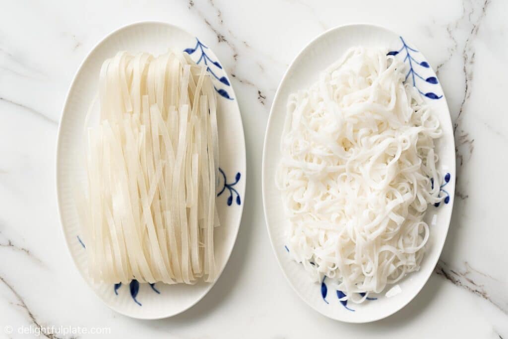 Rice Noodles Pho Delightful Plate