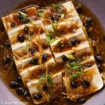 Steamed Tofu with Black Bean Sauce