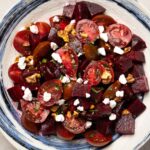 Roasted Beet Salad with Cherry Tomato and Goat Cheese