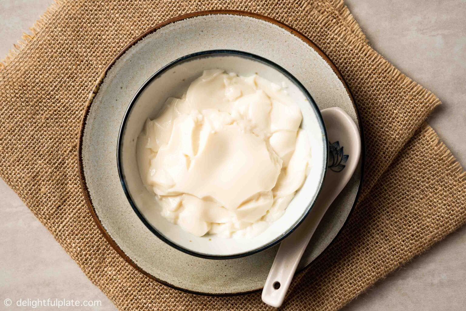 Easy Tofu Pudding (Tào Phớ/Douhua) Delightful Plate