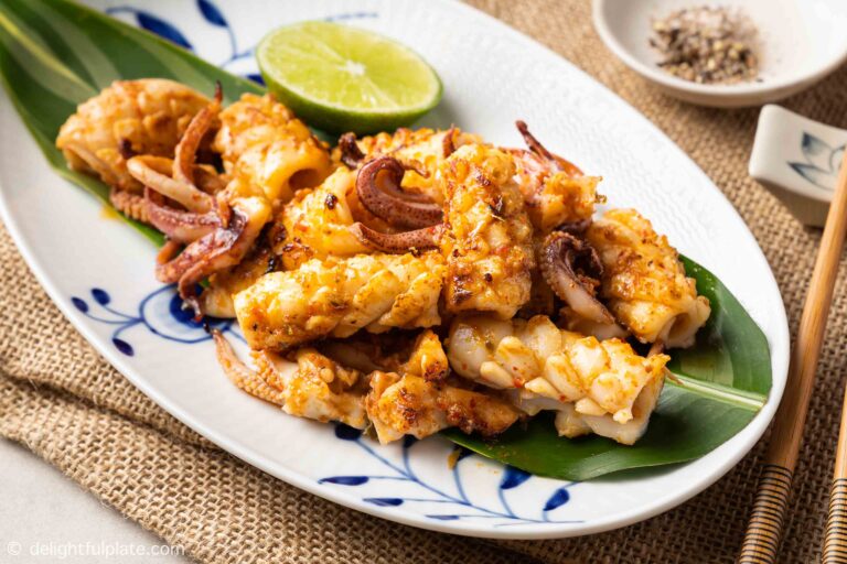 Spicy Grilled Squid Delightful Plate