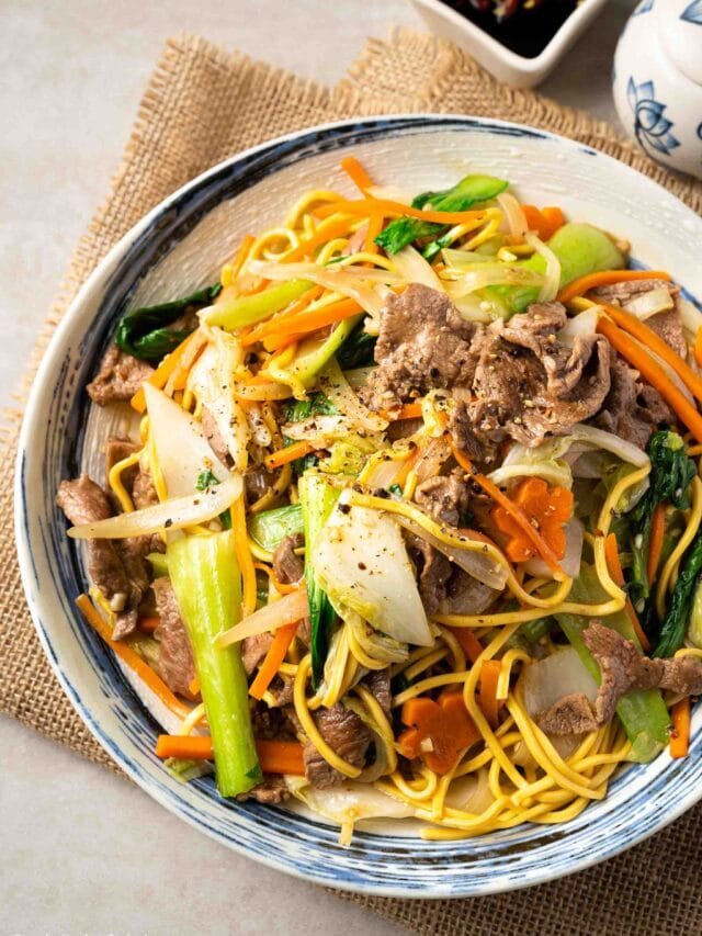 Beef Noodle Stir-fry Story (Better than Takeout)