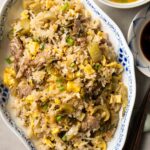 Vietnamese Beef Fried Rice with Pickled Mustard Greens