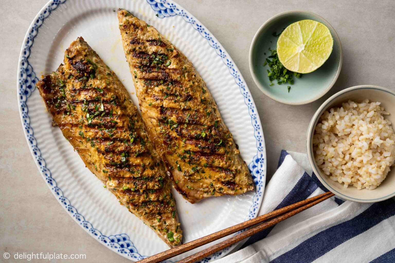 Easy Grilled Mackerel Fillets (Airfryer Adaptable) Delightful Plate