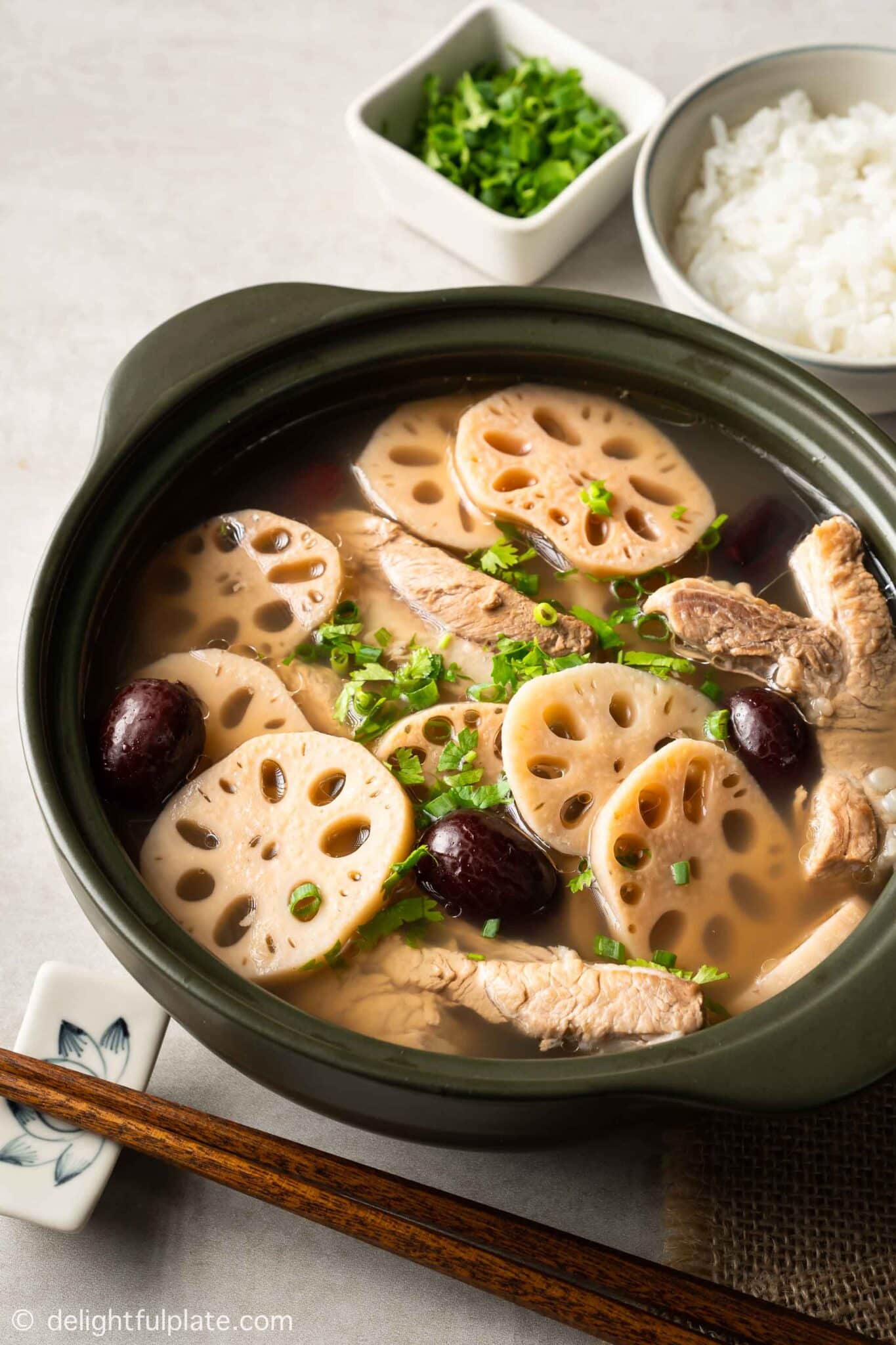 Lotus Root Soup With Pork Ribs (Canh Sườn Củ Sen) - Stovetop Or ...