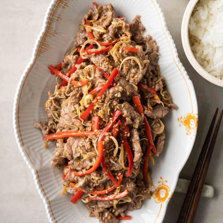 Vietnamese Lemongrass Chicken StirFry (Ga Xao Sa Ot) Delightful Plate