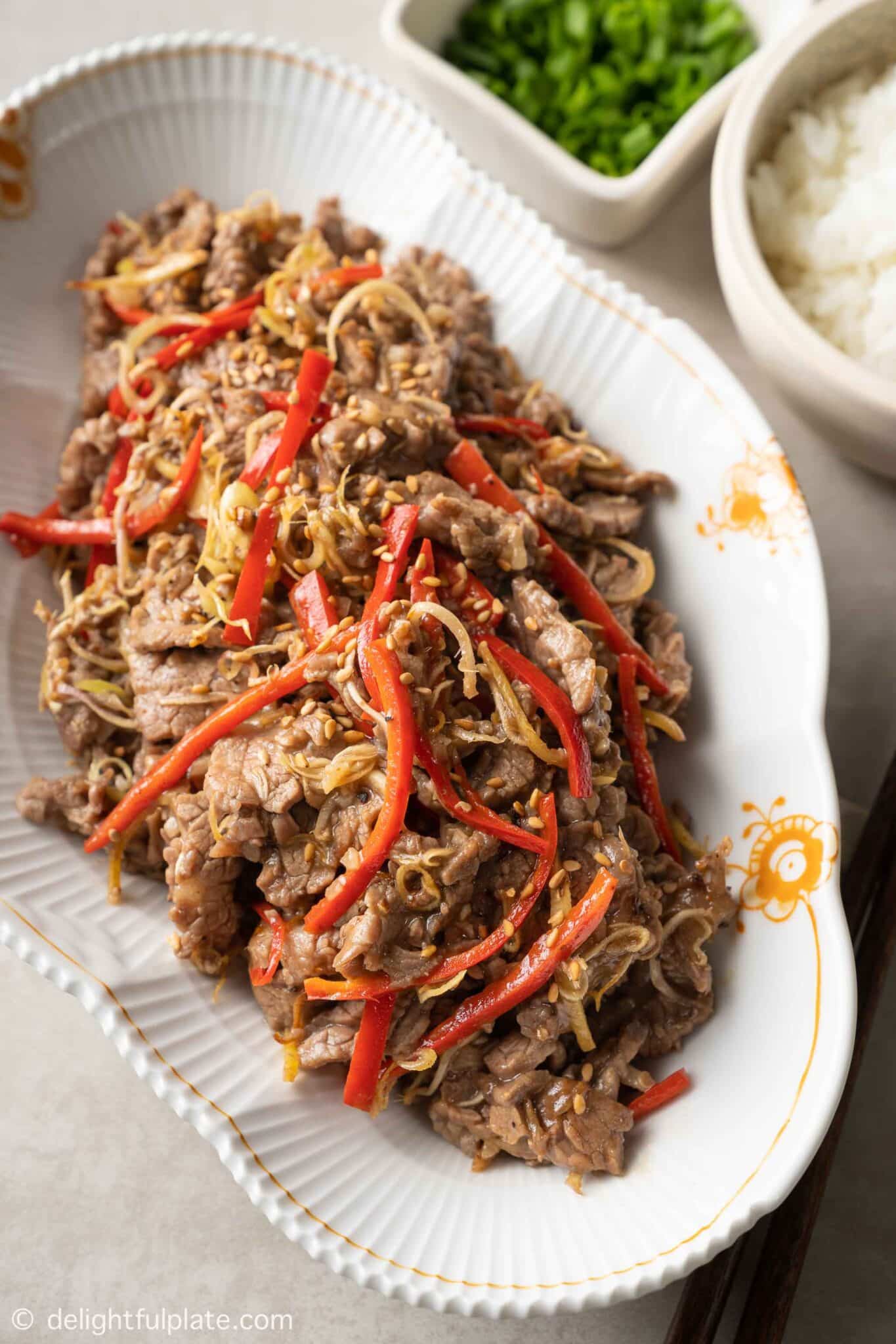 Vietnamese Lemongrass Beef Stirfry (Bo Xao Sa Ot) Delightful Plate