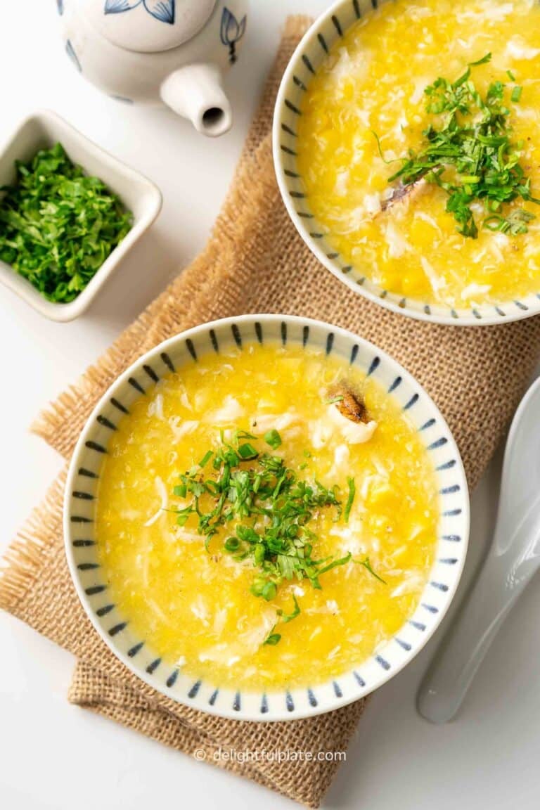 Sweet Corn Soup with Crab Meat